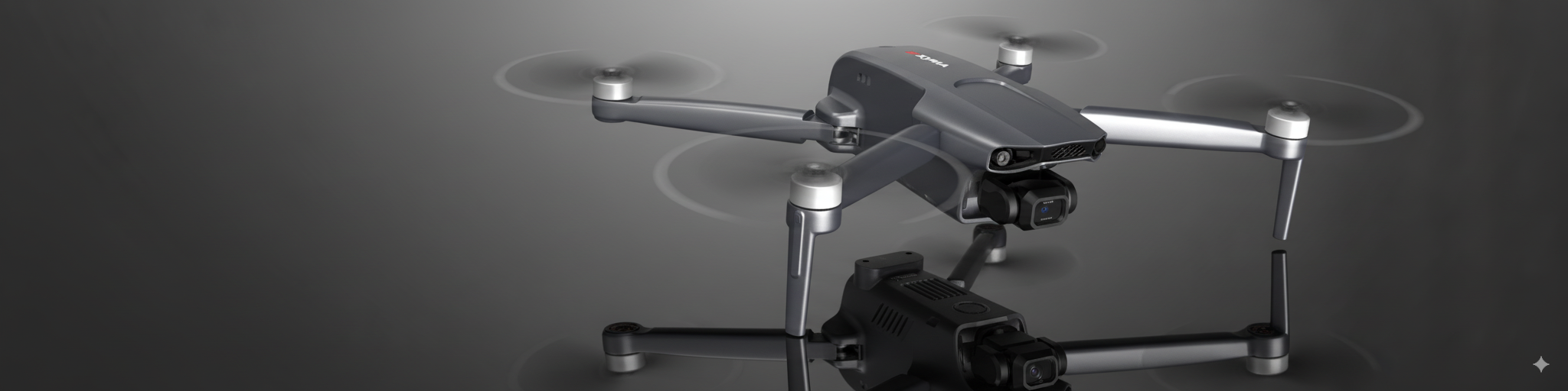 SYMA W4 – מנועים ללא מברשות, מראה מתקפל